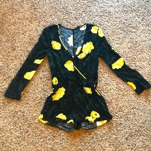 XS Anthropologie romper nursing friendly